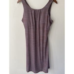 Prana Womens XL Skypath Terra Tradewinds Stretch Twist Back Dress Shelf Bra New